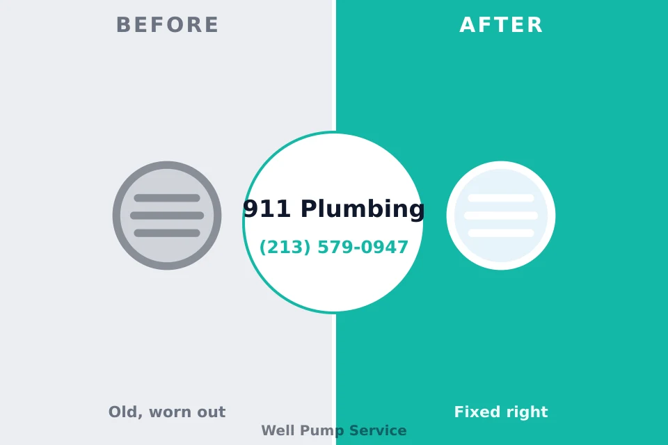 Before and after: plumbing repair Goldsby, OK